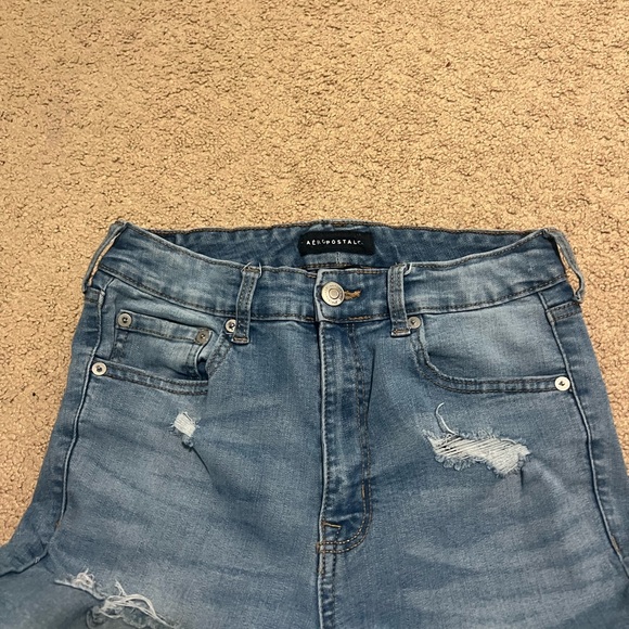 Aeropostale High Rise Ripped Jeans. Womens 10 - Picture 2 of 5